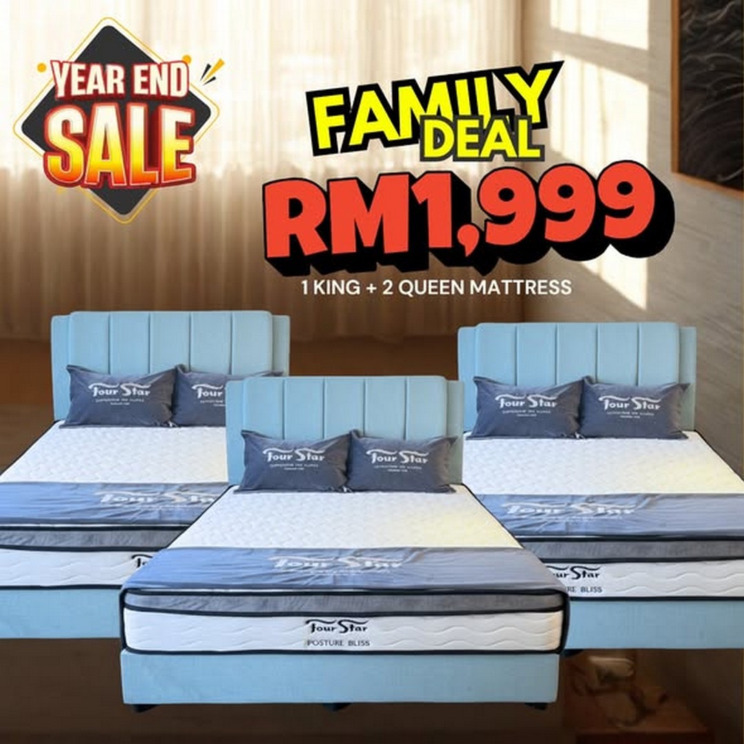 Four-Star-Malaysia-Year-End-Sale-2 1-7 December 2025: Four Star Malaysia: Year-End Sale with Buy 1 Free 1 Mattress & Exclusive Deals