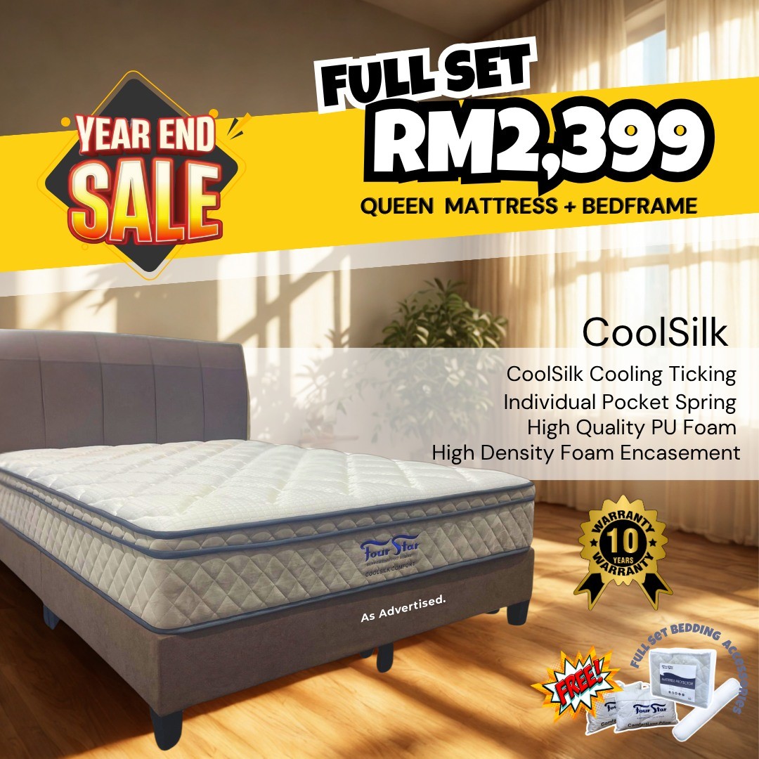 Four-Star-Malaysia-Year-End-Sale-5 1-7 December 2025: Four Star Malaysia: Year-End Sale with Buy 1 Free 1 Mattress & Exclusive Deals