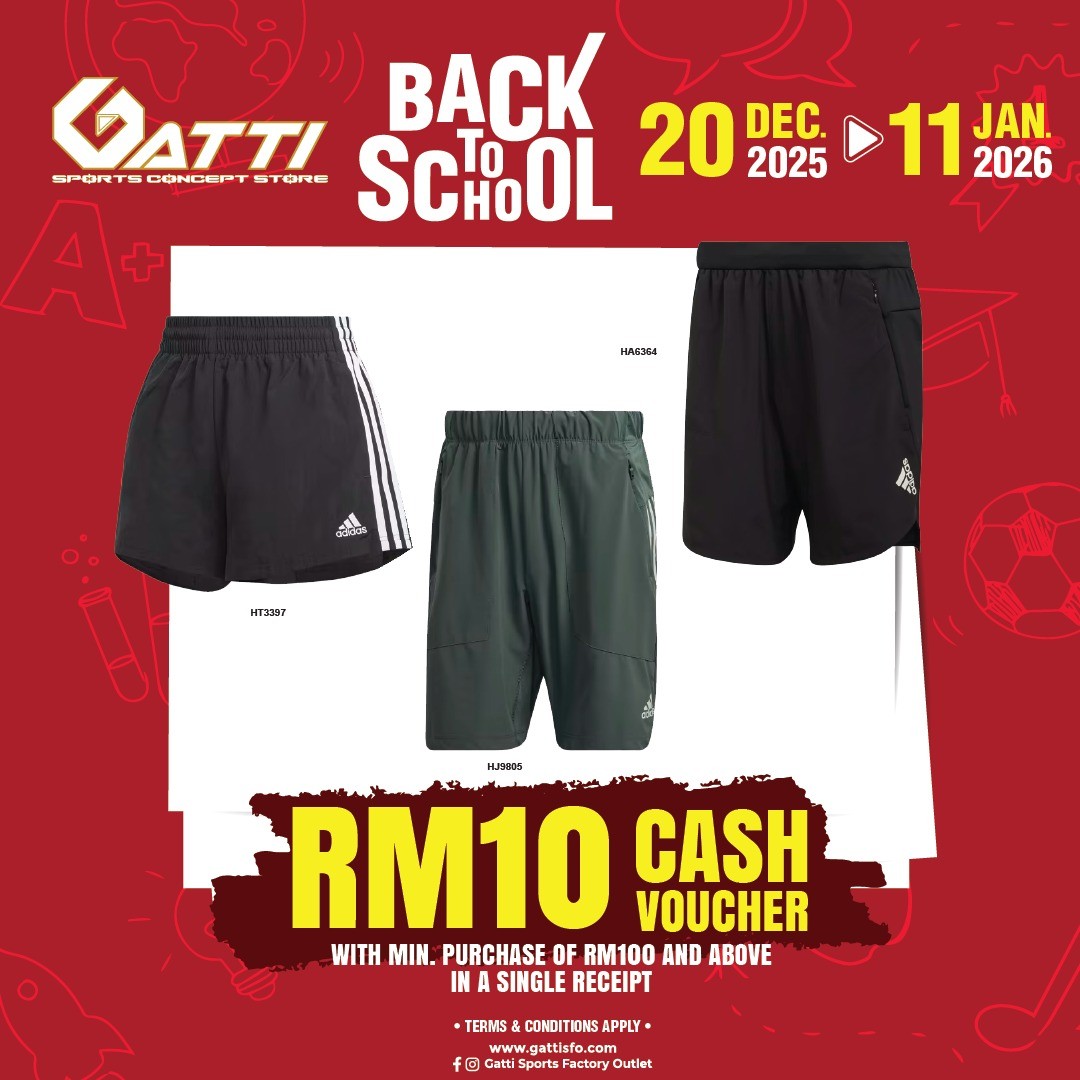 Gatti-Sports-Factory-Outlet-Back-to-School-Promotion-16 20 December 2025-11 January 2026: Gatti Sports Factory Outlet: Back to School Promotion with Big Rebates