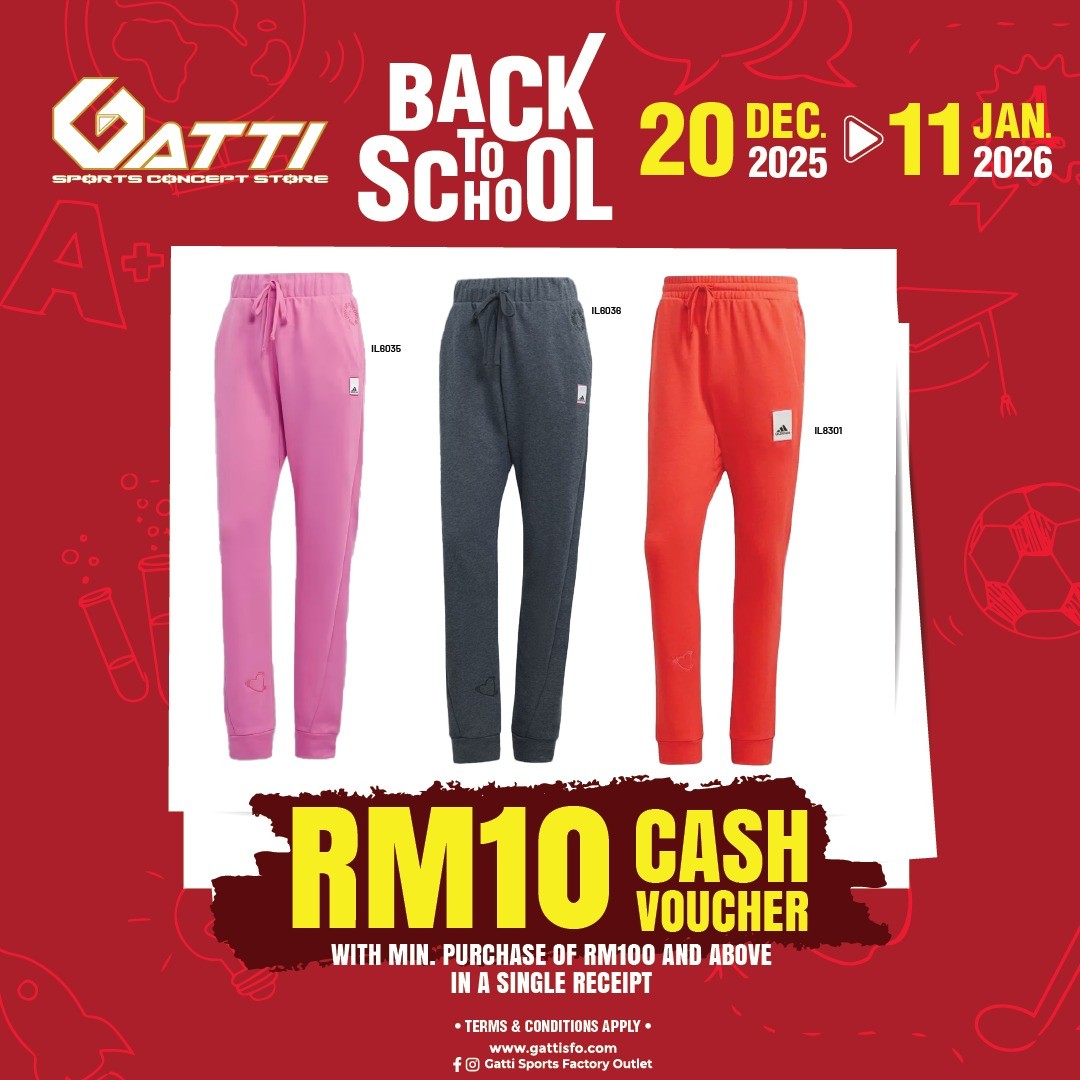 Gatti-Sports-Factory-Outlet-Back-to-School-Promotion-20 20 December 2025-11 January 2026: Gatti Sports Factory Outlet: Back to School Promotion with Big Rebates