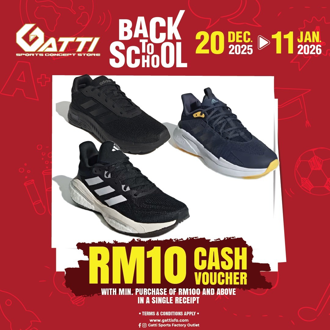 Gatti-Sports-Factory-Outlet-Back-to-School-Promotion-5 20 December 2025-11 January 2026: Gatti Sports Factory Outlet: Back to School Promotion with Big Rebates