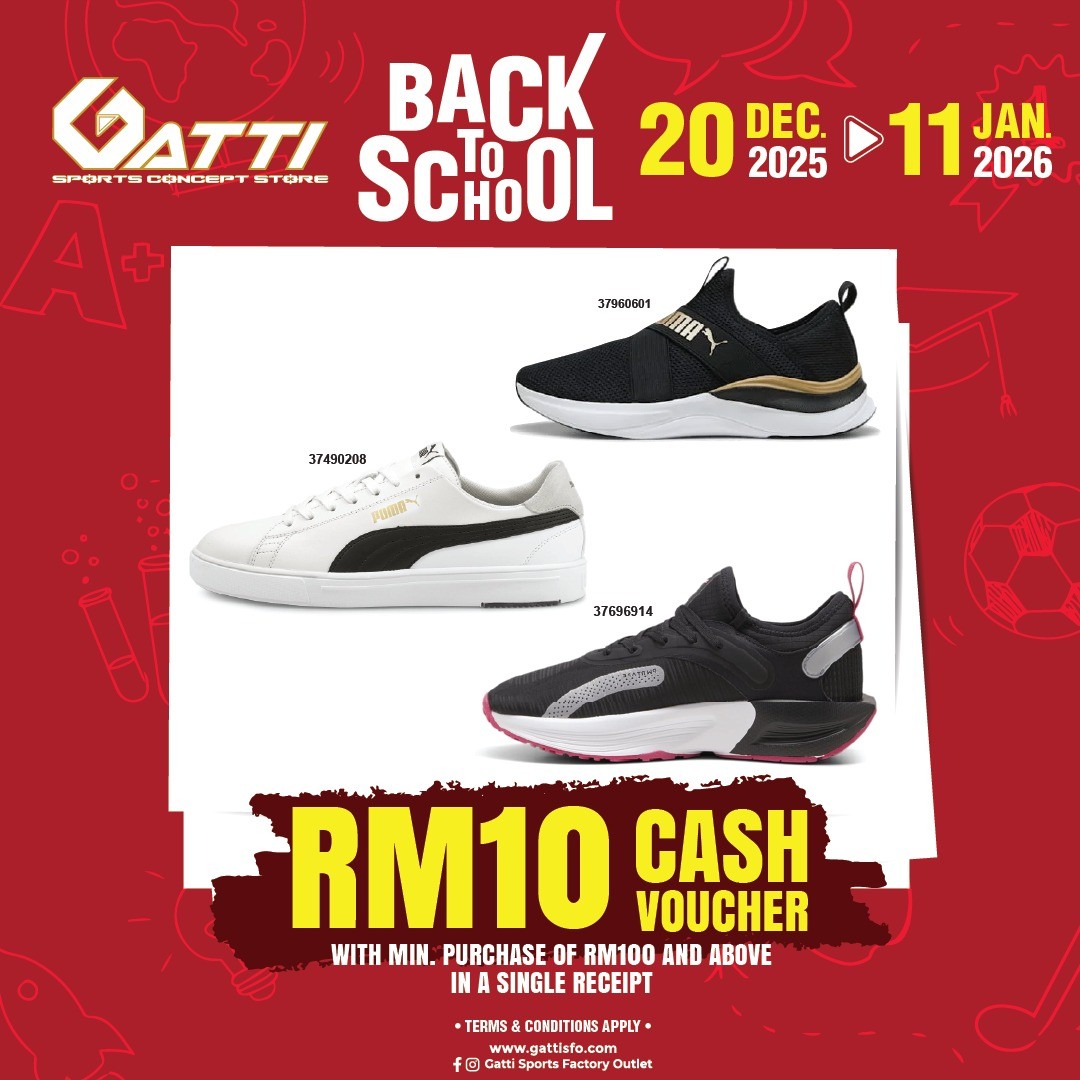 Gatti-Sports-Factory-Outlet-Back-to-School-Promotion-7 20 December 2025-11 January 2026: Gatti Sports Factory Outlet: Back to School Promotion with Big Rebates