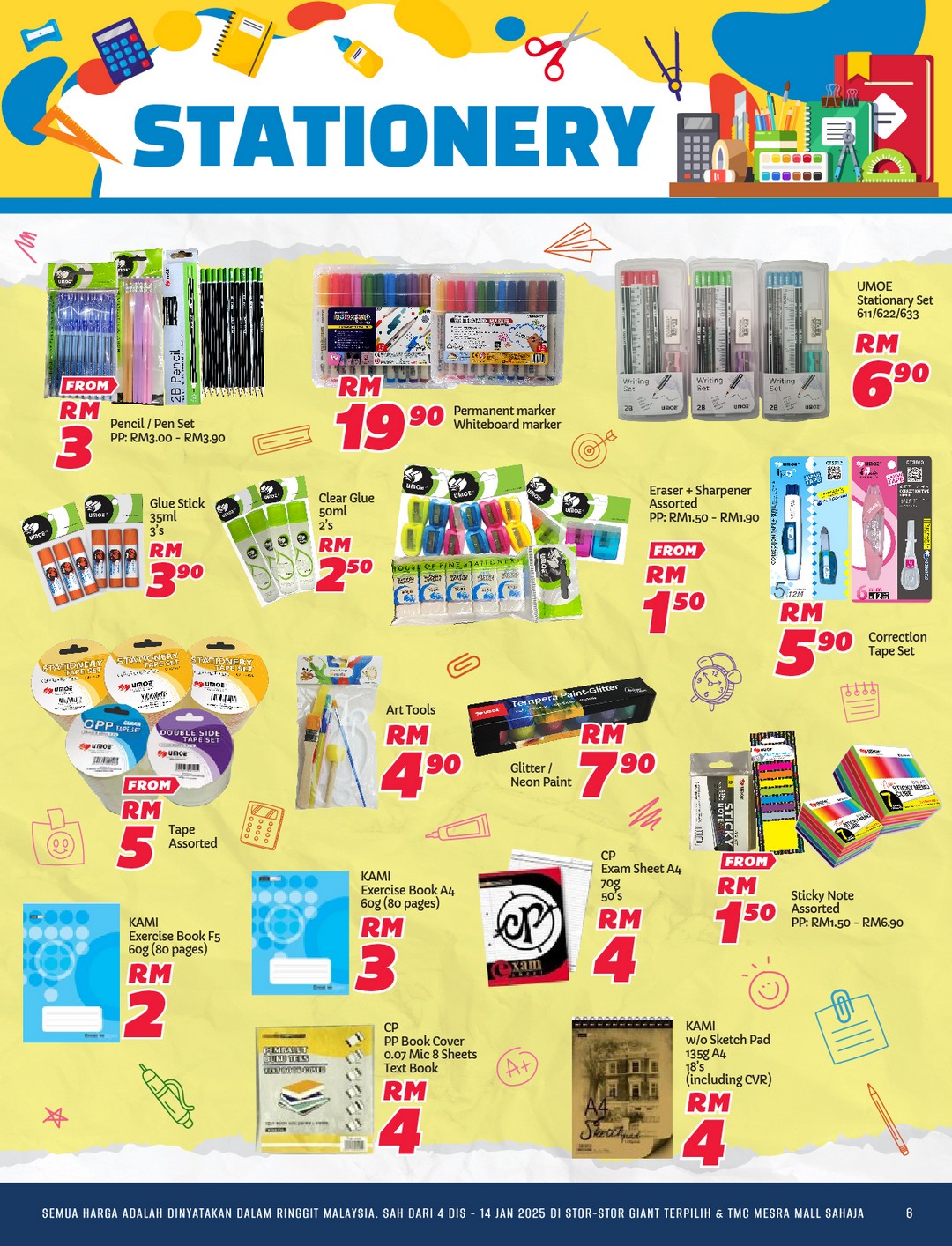 Giant-Malaysia-Back-to-School-Essentials-Promotion-5 4 December 2025-14 January 2026: Giant Malaysia: Back-to-School Essentials Promotion – Affordable School Supplies for Every Student