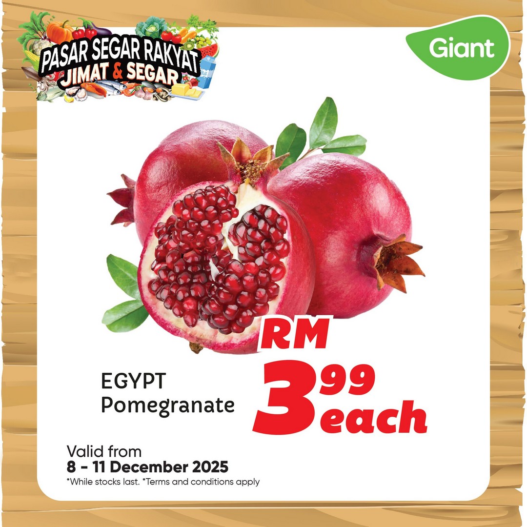 Giant-Malaysia-Fresh-Affordable-Daily-Essentials-Promotion-8 8-11 December 2025: Giant Malaysia: Fresh & Affordable Daily Essentials Promotion – Chicken Ribs, Flower Crab & Vegetables Sale