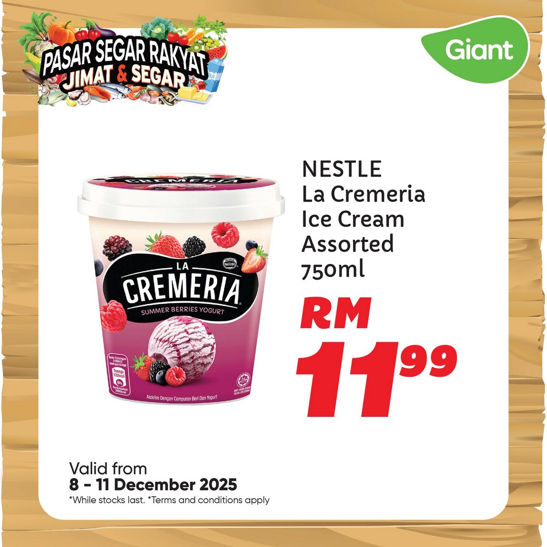 Giant-Malaysia-Fresh-Affordable-Daily-Essentials-Promotion-9 8-11 December 2025: Giant Malaysia: Fresh & Affordable Daily Essentials Promotion – Chicken Ribs, Flower Crab & Vegetables Sale