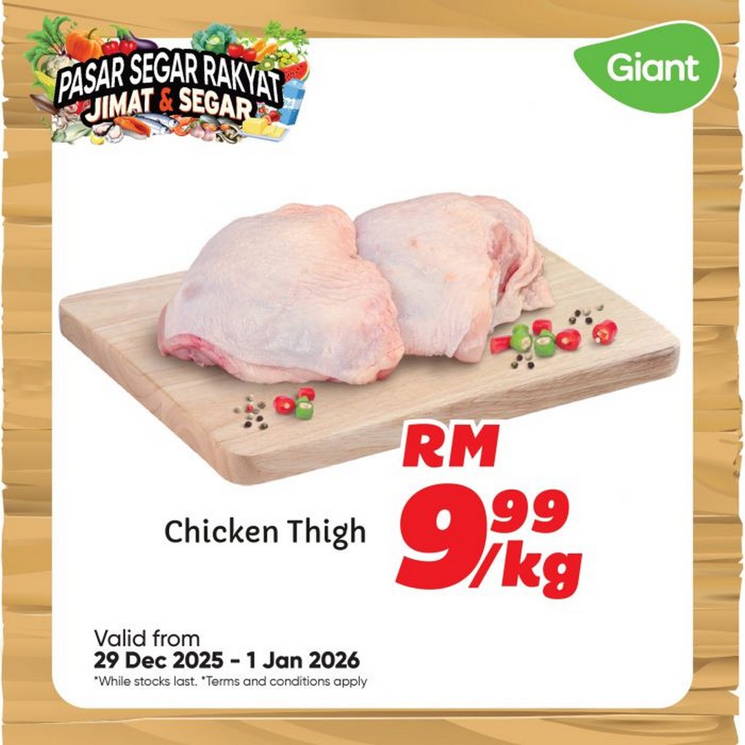 Giant-Malaysia-Pasar-Segar-Rakyat-Promotion-1 29 December 2025-1 January 2026: Giant Malaysia: Pasar Segar Rakyat Promotion: Fresh Essentials & New Year Deals