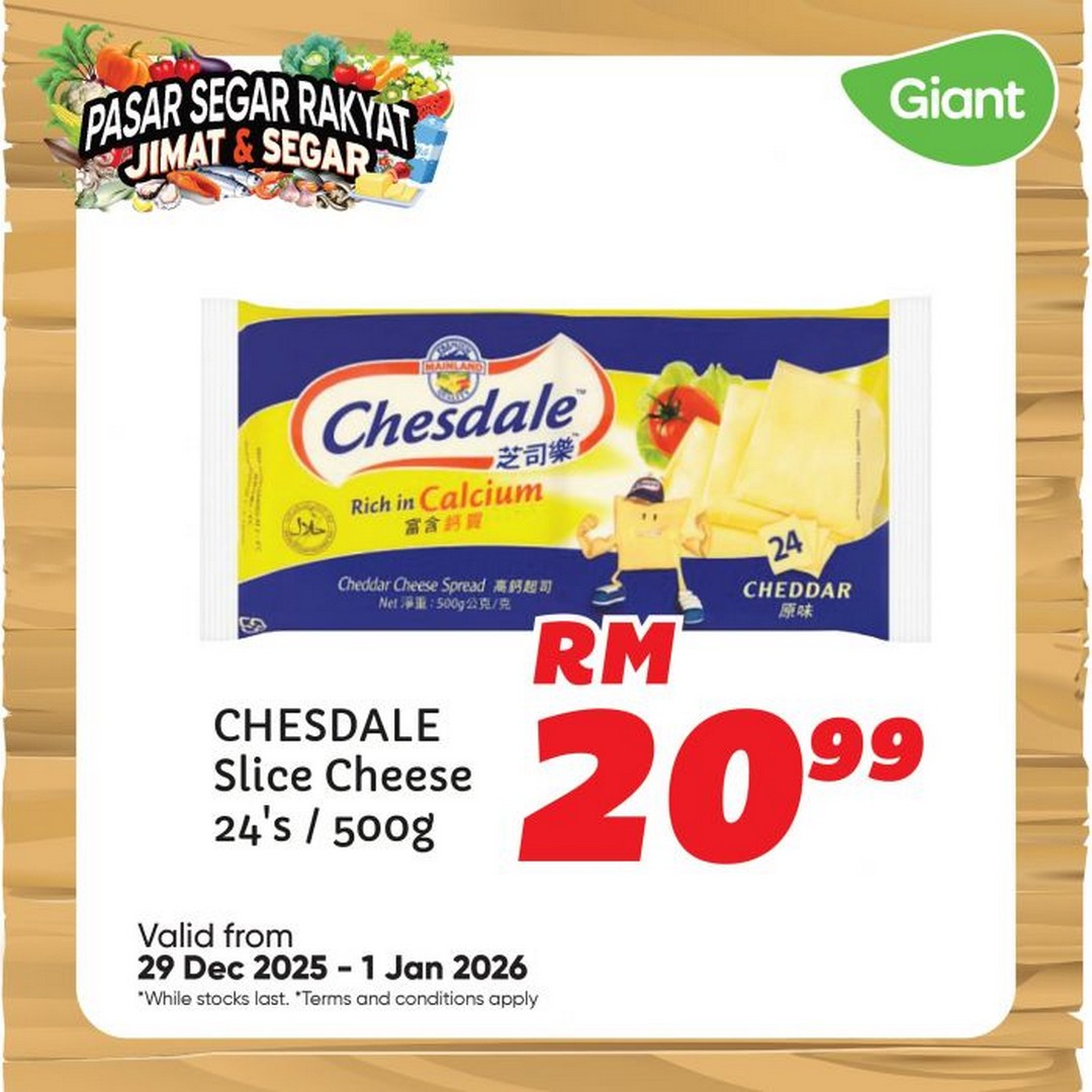 Giant-Malaysia-Pasar-Segar-Rakyat-Promotion-8 29 December 2025-1 January 2026: Giant Malaysia: Pasar Segar Rakyat Promotion: Fresh Essentials & New Year Deals