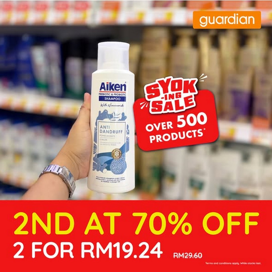 Guardian-Malaysia-Personal-Care-Promotion-2 11–15 December 2025: Guardian Malaysia Personal Care Promotion – 70% OFF 2nd Item + FREE RM10 Coupon | Year-End Savings Sale