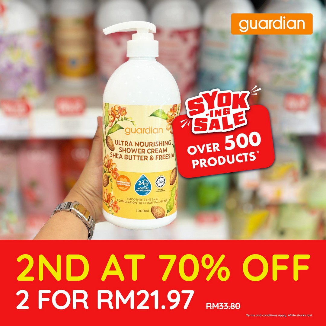 Guardian-Malaysia-Personal-Care-Promotion-4 11–15 December 2025: Guardian Malaysia Personal Care Promotion – 70% OFF 2nd Item + FREE RM10 Coupon | Year-End Savings Sale