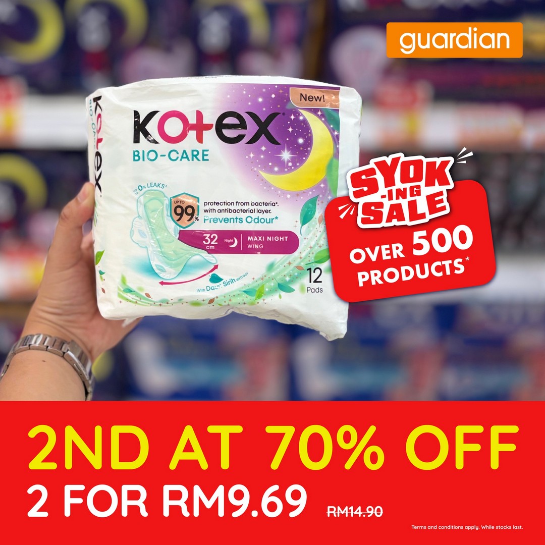 Guardian-Malaysia-Personal-Care-Promotion-5 11–15 December 2025: Guardian Malaysia Personal Care Promotion – 70% OFF 2nd Item + FREE RM10 Coupon | Year-End Savings Sale