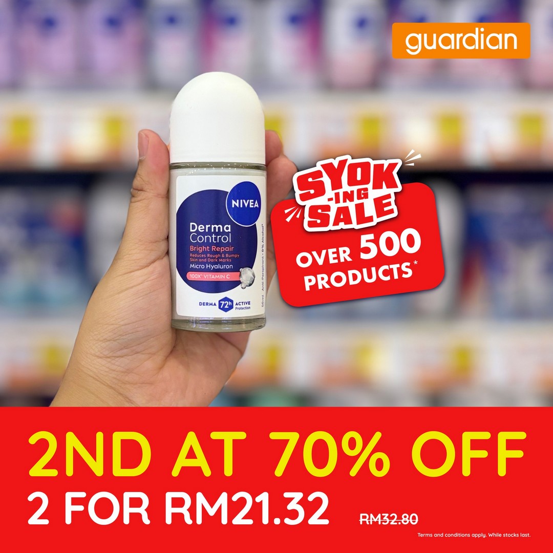 Guardian-Malaysia-Personal-Care-Promotion-6 11–15 December 2025: Guardian Malaysia Personal Care Promotion – 70% OFF 2nd Item + FREE RM10 Coupon | Year-End Savings Sale