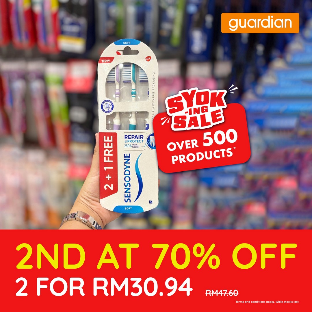 Guardian-Malaysia-Personal-Care-Promotion-9 11–15 December 2025: Guardian Malaysia Personal Care Promotion – 70% OFF 2nd Item + FREE RM10 Coupon | Year-End Savings Sale