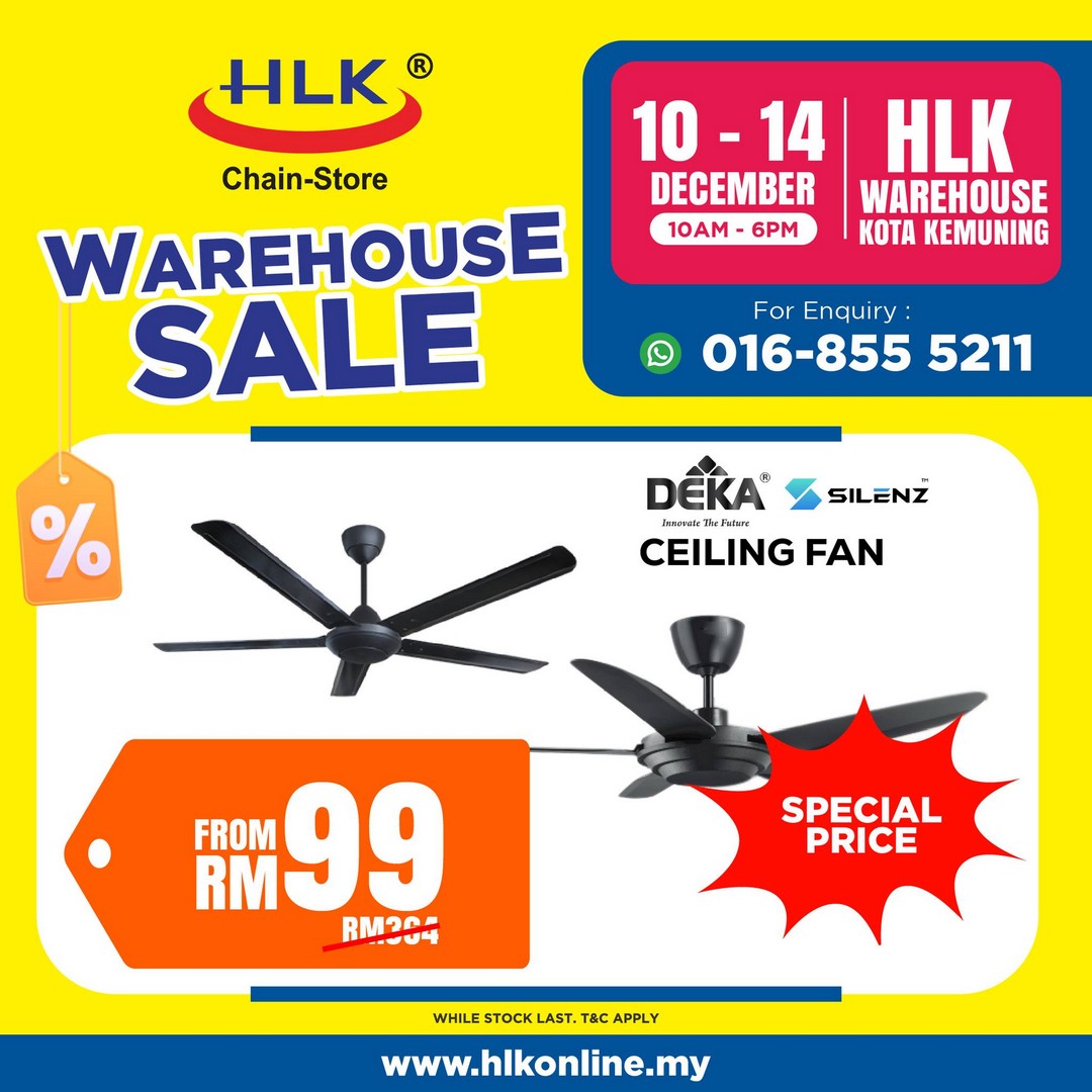 HLK-Malaysia-Biggest-Warehouse-Sale-13 10-14 December 2025: HLK Malaysia: Biggest Warehouse Sale of the Year: 5-Day Clearance Sale