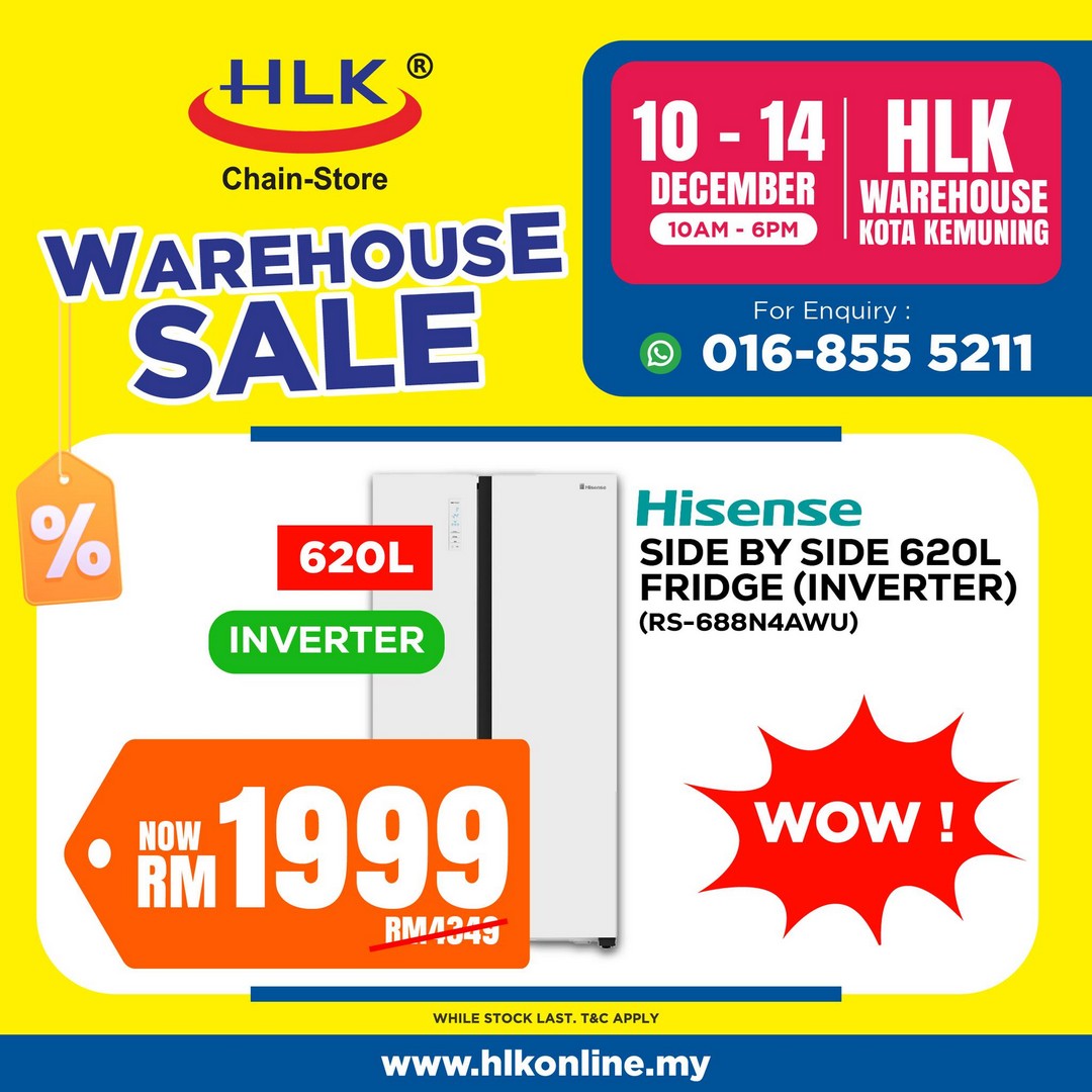 HLK-Malaysia-Biggest-Warehouse-Sale-15 10-14 December 2025: HLK Malaysia: Biggest Warehouse Sale of the Year: 5-Day Clearance Sale