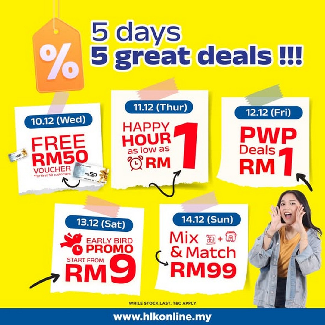 HLK-Malaysia-Biggest-Warehouse-Sale-2 10-14 December 2025: HLK Malaysia: Biggest Warehouse Sale of the Year: 5-Day Clearance Sale