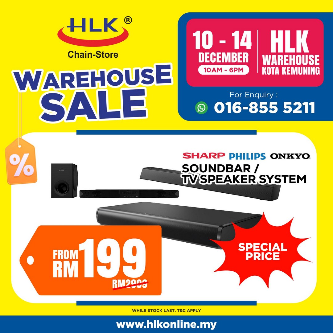 HLK-Malaysia-Biggest-Warehouse-Sale-4 10-14 December 2025: HLK Malaysia: Biggest Warehouse Sale of the Year: 5-Day Clearance Sale
