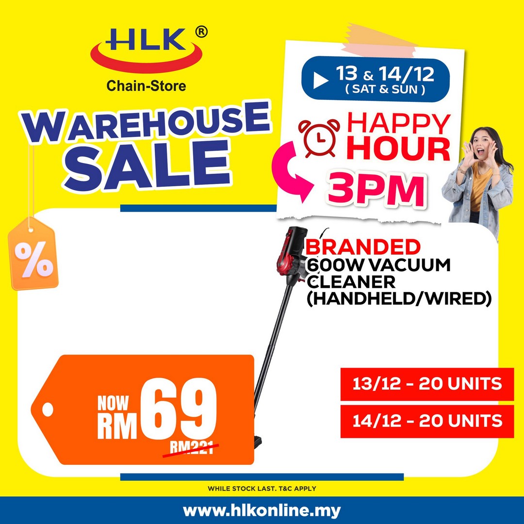 HLK-Malaysia-Warehouse-Sale-7 13-14 December 2025: HLK Malaysia: Warehouse Sale – Special 12.12 Weekend Deals