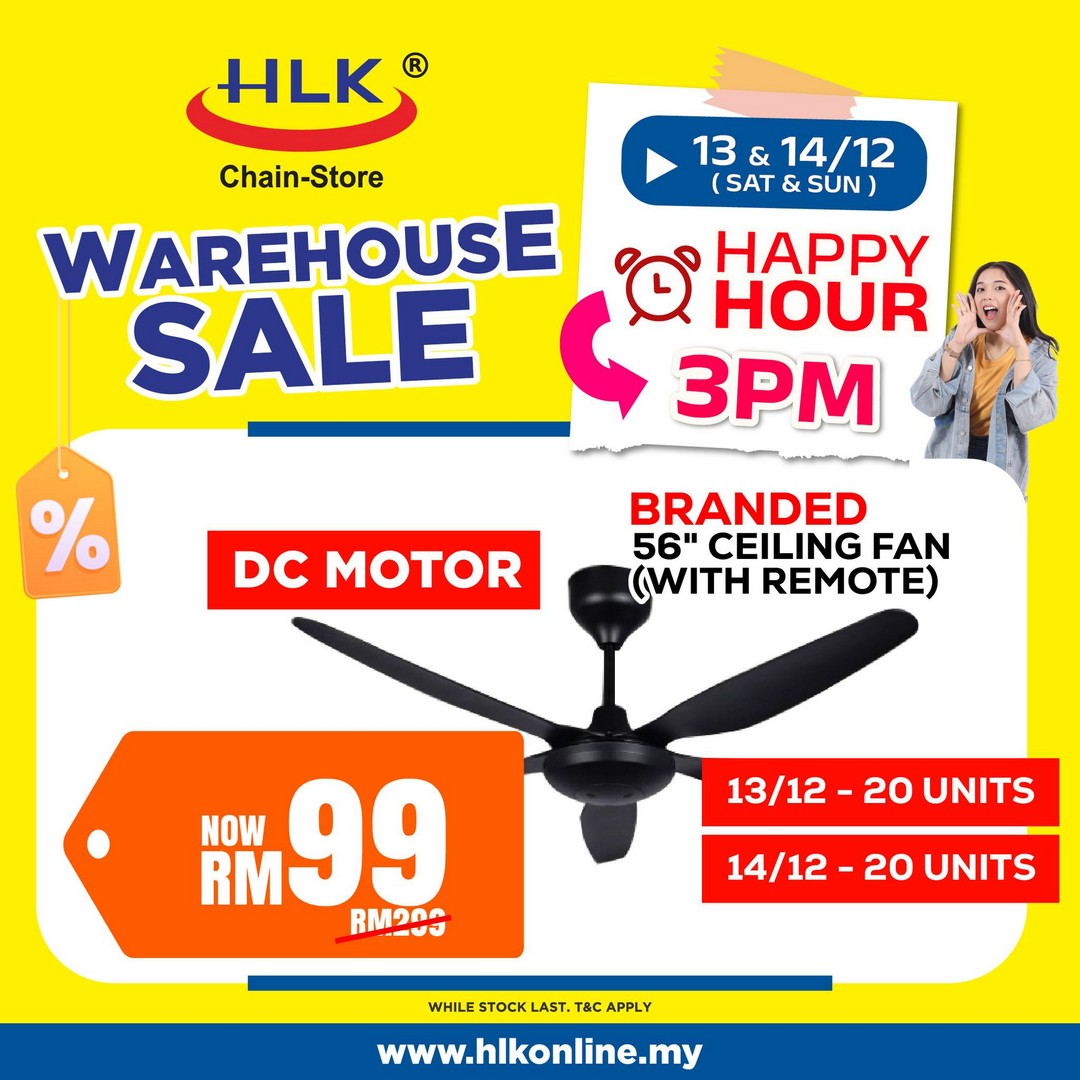 HLK-Malaysia-Warehouse-Sale-8 13-14 December 2025: HLK Malaysia: Warehouse Sale – Special 12.12 Weekend Deals