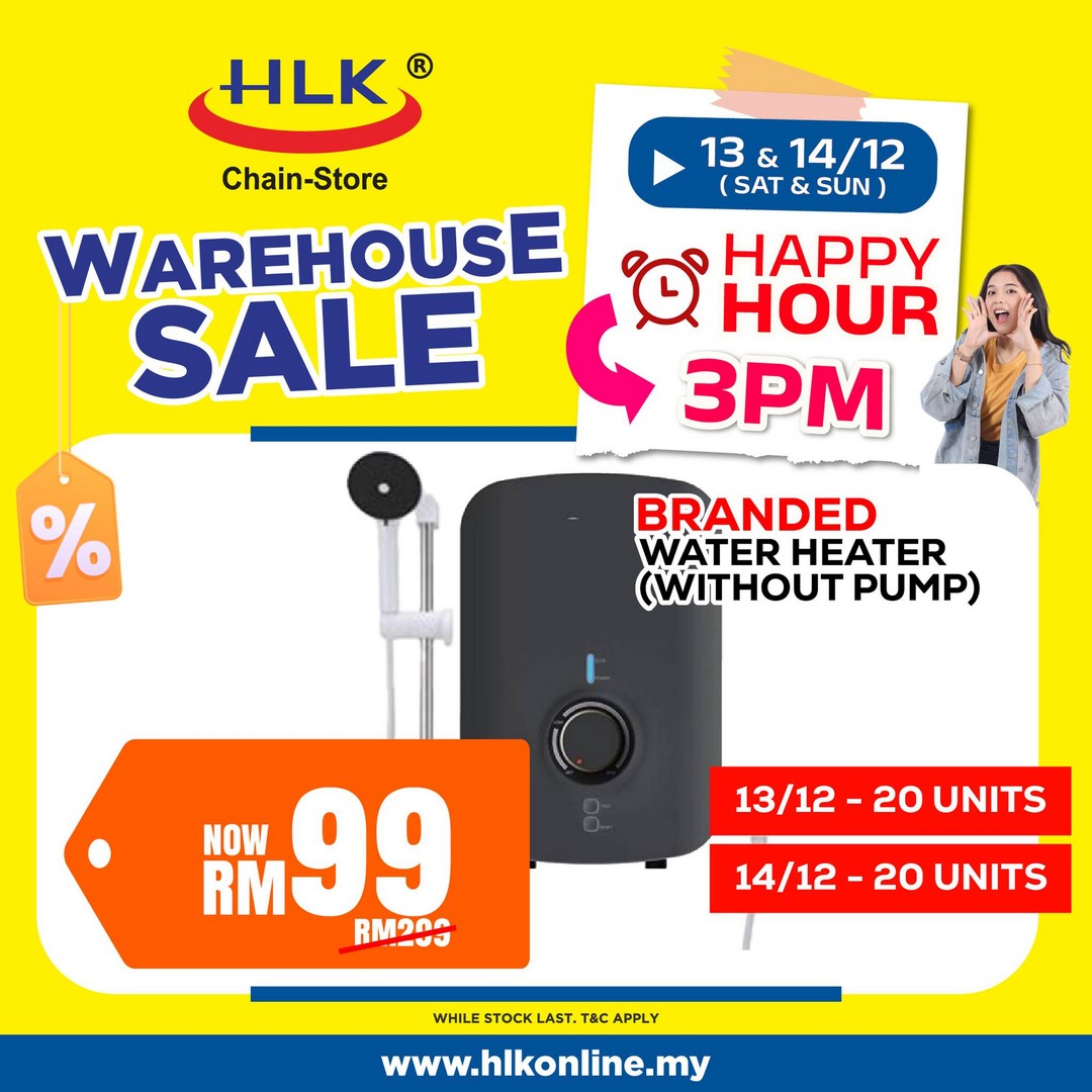 HLK-Malaysia-Warehouse-Sale-9 13-14 December 2025: HLK Malaysia: Warehouse Sale – Special 12.12 Weekend Deals