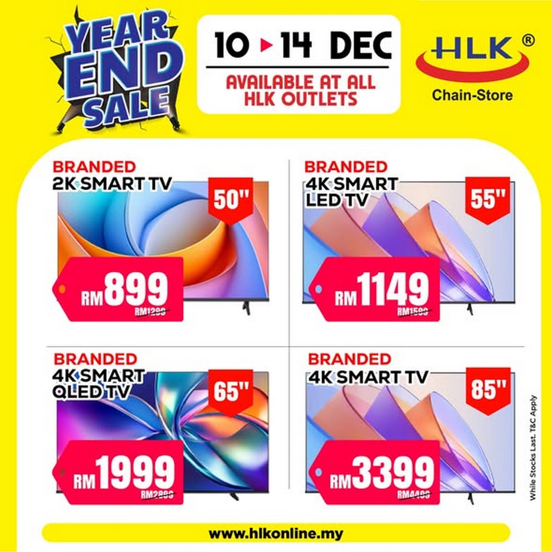 HLK-Sdn-Bhd-Year-End-Sale-Extravaganza-1 10-14 December 2025: HLK Sdn Bhd: Year-End Sale Extravaganza: Home Appliances and Electronics Promotion