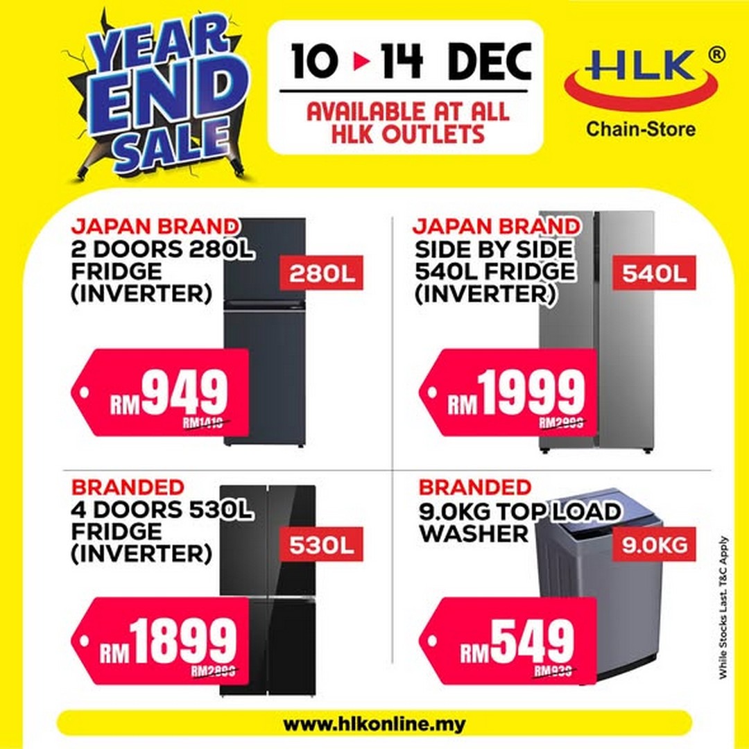 HLK-Sdn-Bhd-Year-End-Sale-Extravaganza-2 10-14 December 2025: HLK Sdn Bhd: Year-End Sale Extravaganza: Home Appliances and Electronics Promotion