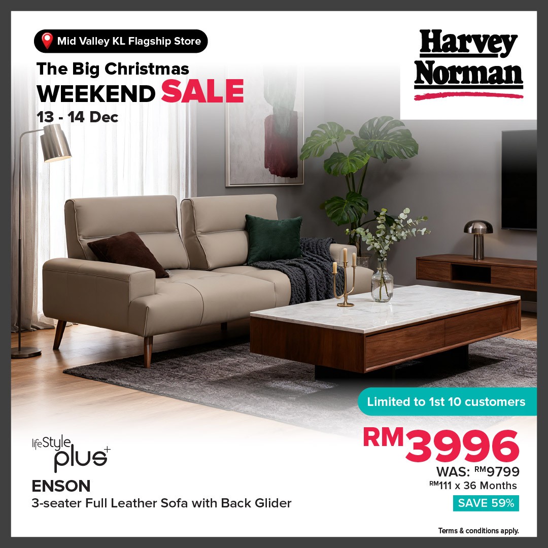 Harvey-Norman-Malaysia-Big-Christmas-Weekend-Sale-10 13–14 December 2025: Harvey Norman Malaysia Big Christmas Weekend Sale: Enjoy Up to 70% Off In-Store and Online at Mid Valley KL