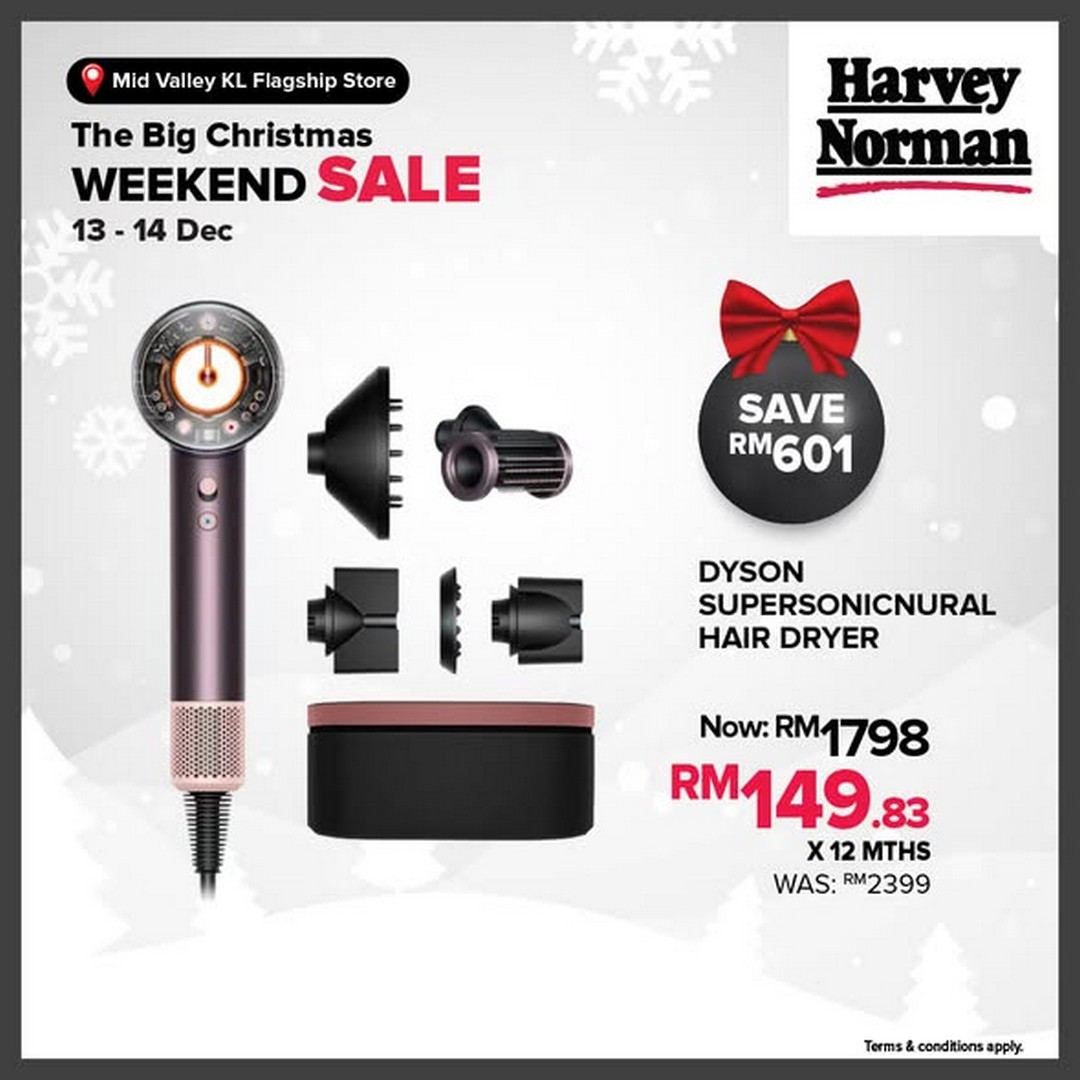 Harvey-Norman-Malaysia-Big-Christmas-Weekend-Sale-3 13–14 December 2025: Harvey Norman Malaysia Big Christmas Weekend Sale: Enjoy Up to 70% Off In-Store and Online at Mid Valley KL