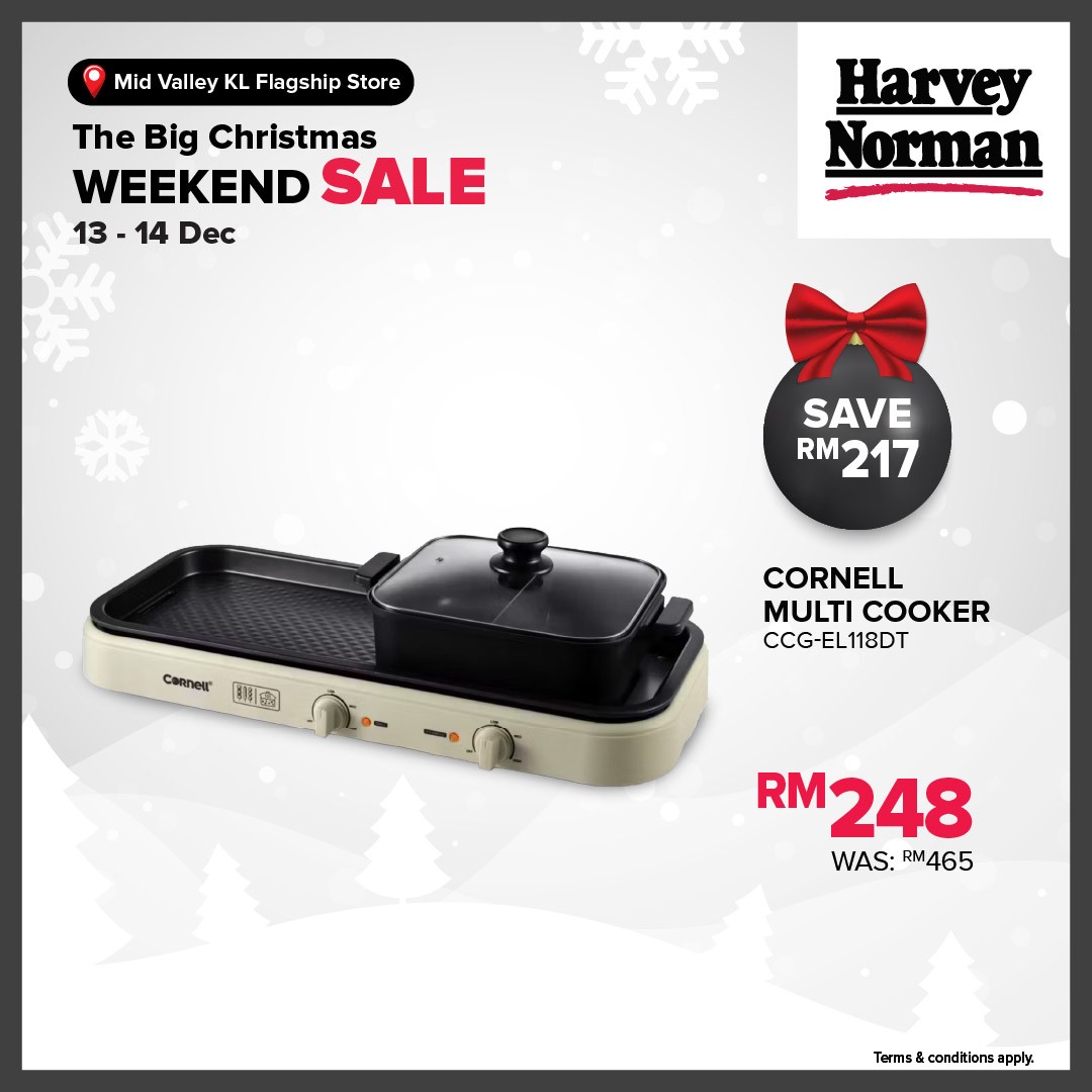 Harvey-Norman-Malaysia-Big-Christmas-Weekend-Sale-4 13–14 December 2025: Harvey Norman Malaysia Big Christmas Weekend Sale: Enjoy Up to 70% Off In-Store and Online at Mid Valley KL