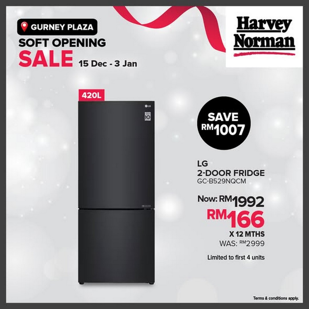 Harvey-Norman-Malaysia-Gurney-Plaza-Opening-Sale-1 15 December 2025–3 January 2026: Harvey Norman Malaysia: Gurney Plaza Opening Sale: Appliances, Tech & Home Essentials Promotion