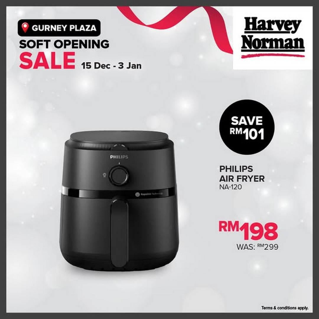 Harvey-Norman-Malaysia-Gurney-Plaza-Opening-Sale-3 15 December 2025–3 January 2026: Harvey Norman Malaysia: Gurney Plaza Opening Sale: Appliances, Tech & Home Essentials Promotion