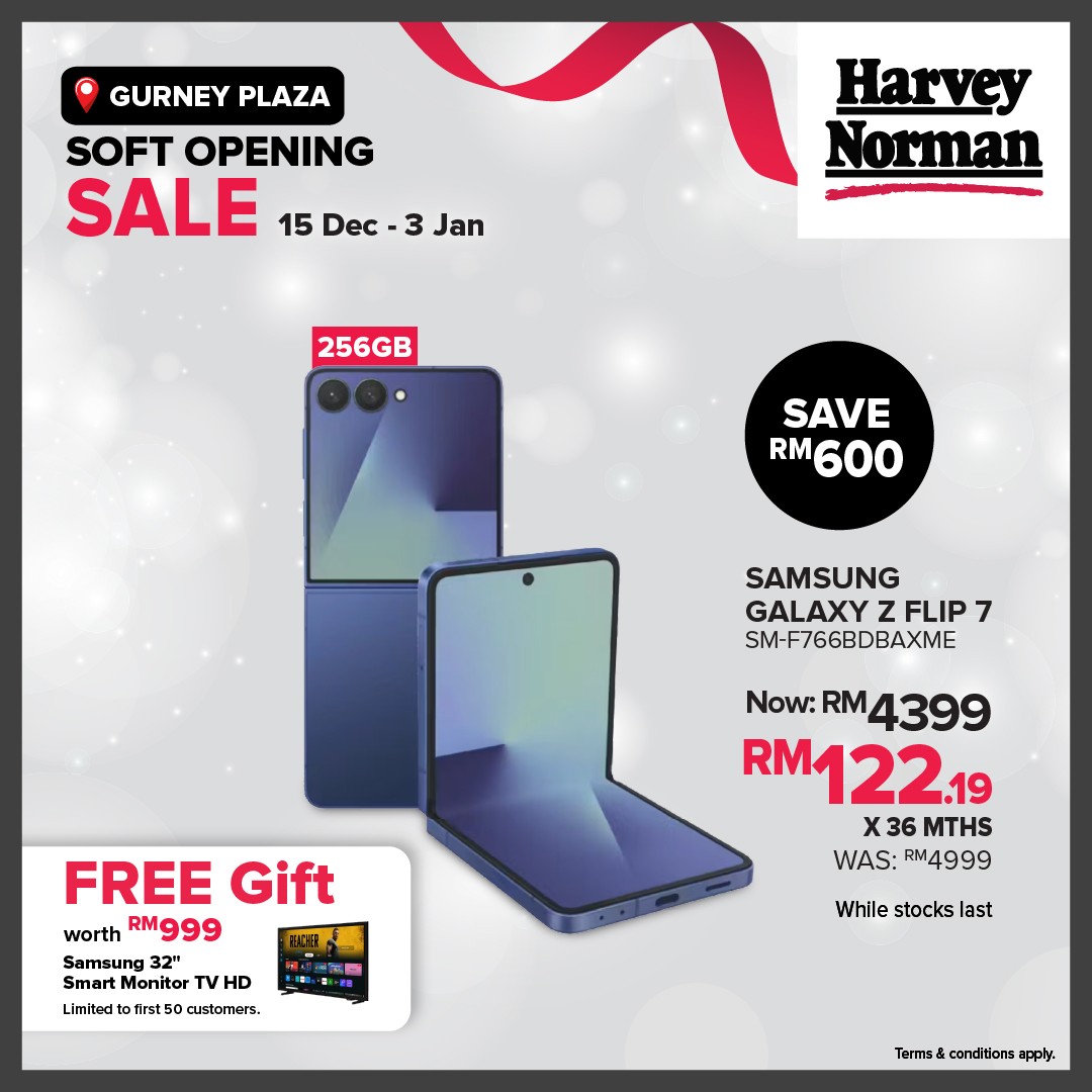 Harvey-Norman-Malaysia-Gurney-Plaza-Opening-Sale-5 15 December 2025–3 January 2026: Harvey Norman Malaysia: Gurney Plaza Opening Sale: Appliances, Tech & Home Essentials Promotion