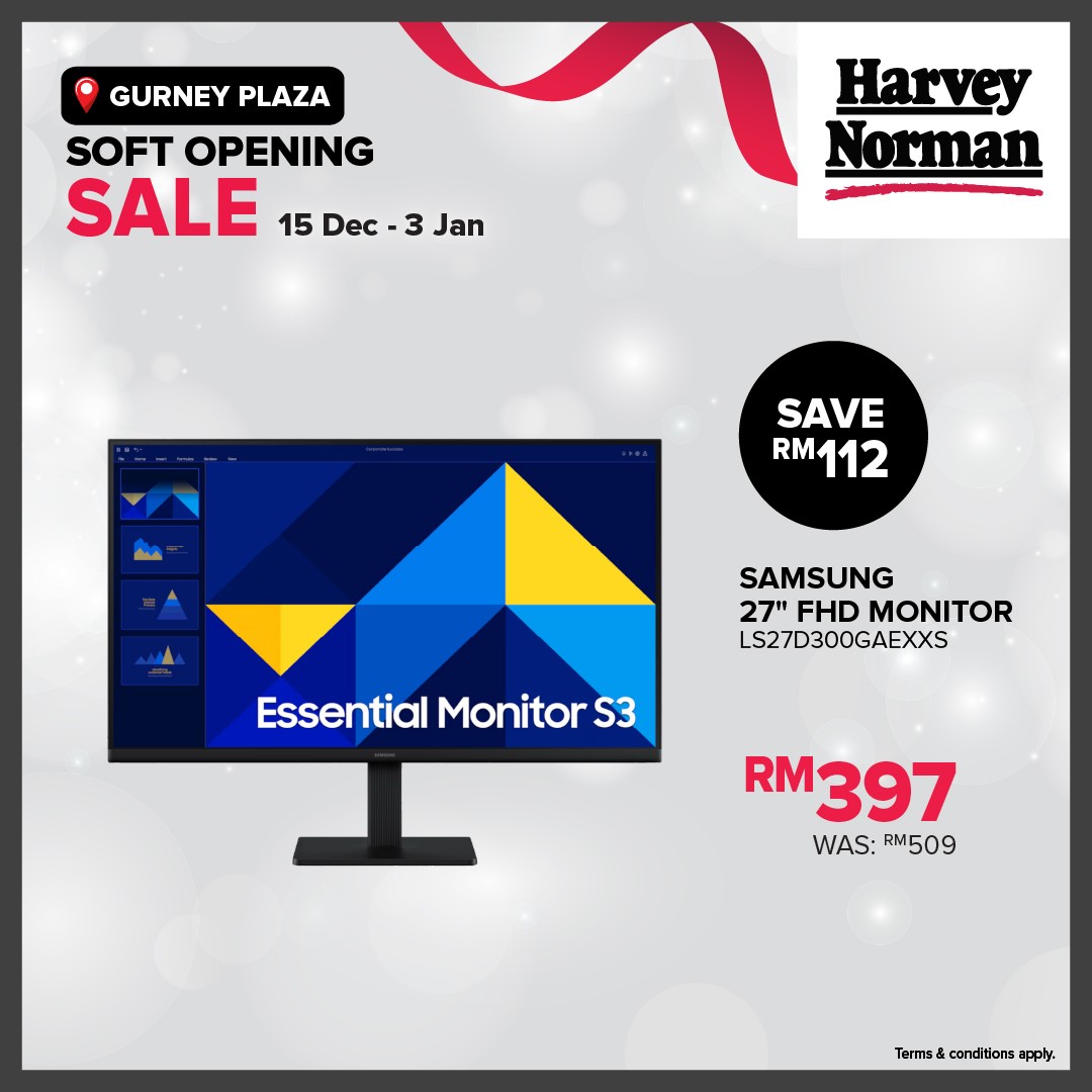 Harvey-Norman-Malaysia-Gurney-Plaza-Opening-Sale-7 15 December 2025–3 January 2026: Harvey Norman Malaysia: Gurney Plaza Opening Sale: Appliances, Tech & Home Essentials Promotion