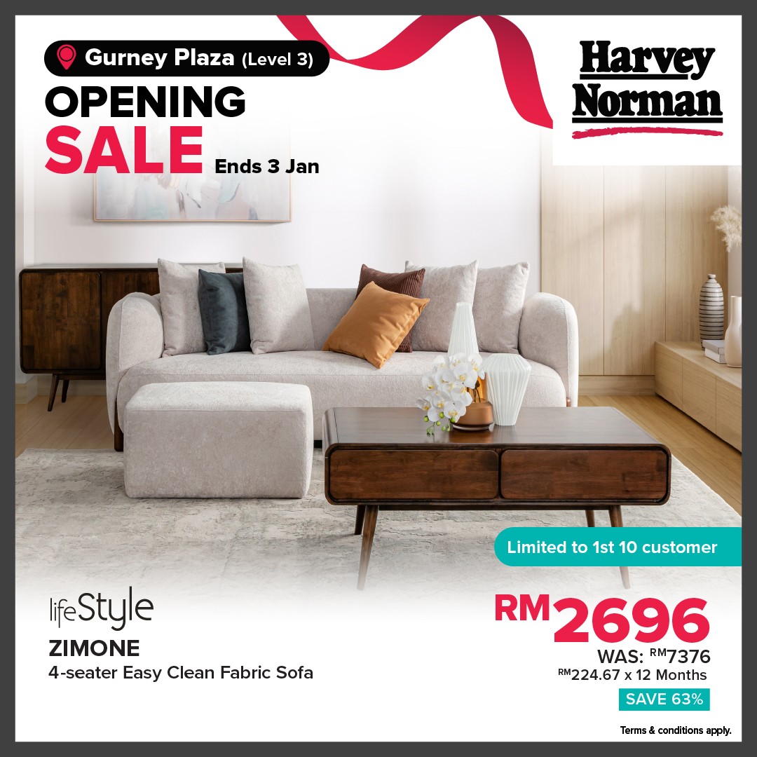 Harvey-Norman-Malaysia-Gurney-Plaza-Opening-Sale-9-1 15 December 2025 – 3 January 2026: Harvey Norman Malaysia Gurney Plaza Opening Sale: Grand Opening Promotion with In-Store and Online Deals on Appliances, Tech and Home Essentials
