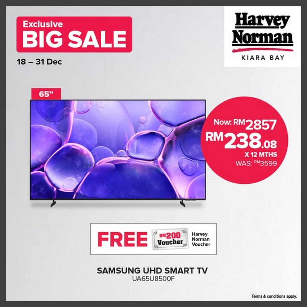 Harvey-Norman-Malaysia-Storewide-Mega-Sale-2 18-31 December 2025: Harvey Norman Malaysia: Storewide Mega Sale: Up to 80% OFF Electricals, Furniture & More