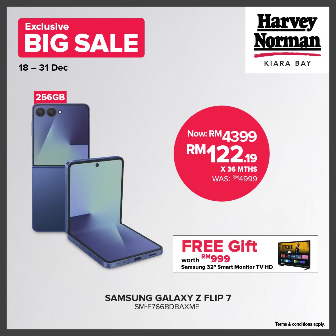 Harvey-Norman-Malaysia-Storewide-Mega-Sale-6 18-31 December 2025: Harvey Norman Malaysia: Storewide Mega Sale: Up to 80% OFF Electricals, Furniture & More