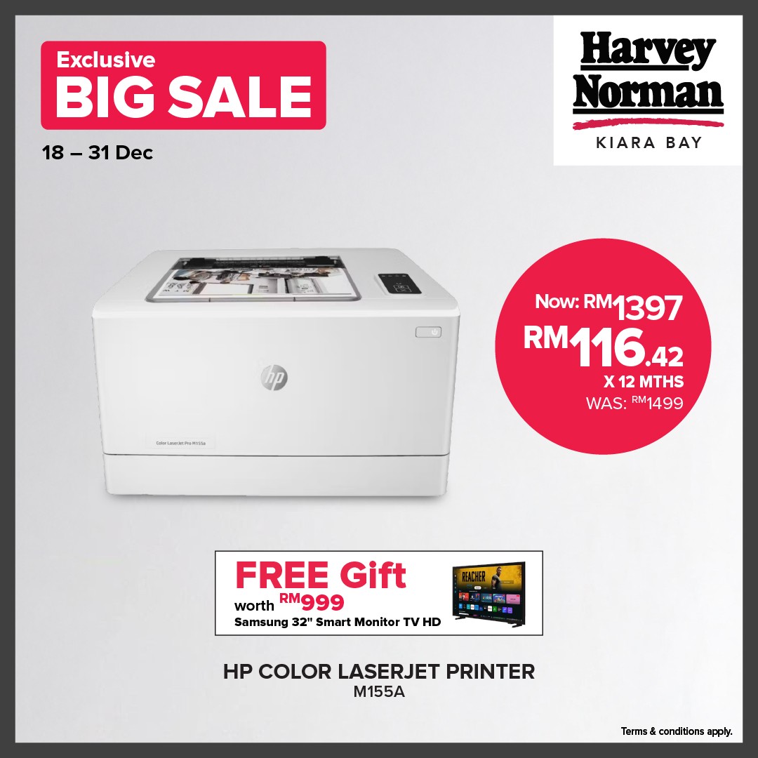 Harvey-Norman-Malaysia-Storewide-Mega-Sale-8 18-31 December 2025: Harvey Norman Malaysia: Storewide Mega Sale: Up to 80% OFF Electricals, Furniture & More
