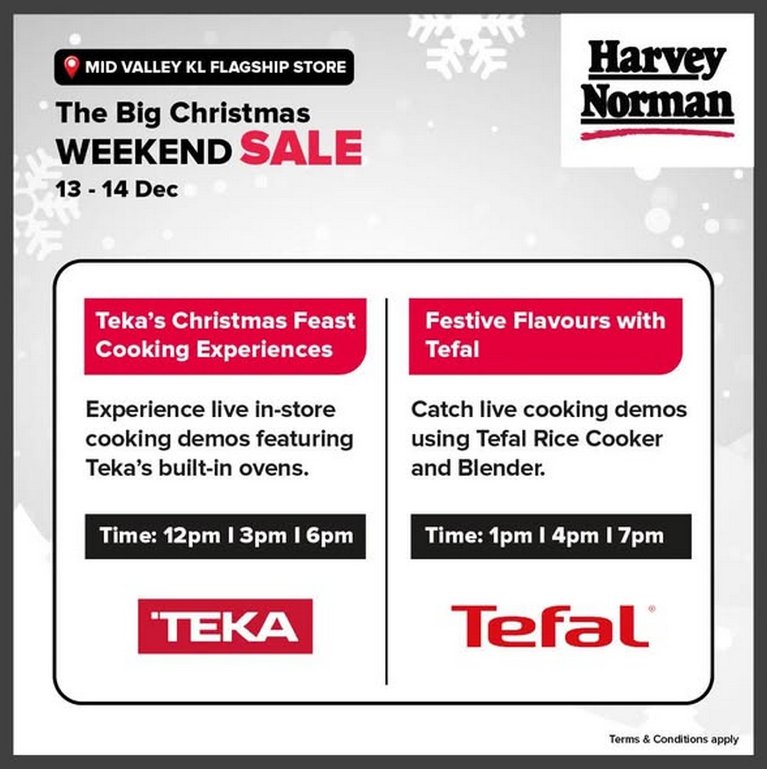 Harvey-Norman-Malaysia-The-Big-Christmas-Weekend-Promotion-4 13-14 December 2025: Harvey Norman Malaysia: The Big Christmas Weekend Promotion at Mid Valley KL
