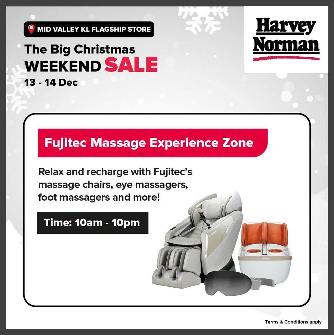 Harvey-Norman-Malaysia-The-Big-Christmas-Weekend-Promotion-5 13-14 December 2025: Harvey Norman Malaysia: The Big Christmas Weekend Promotion at Mid Valley KL