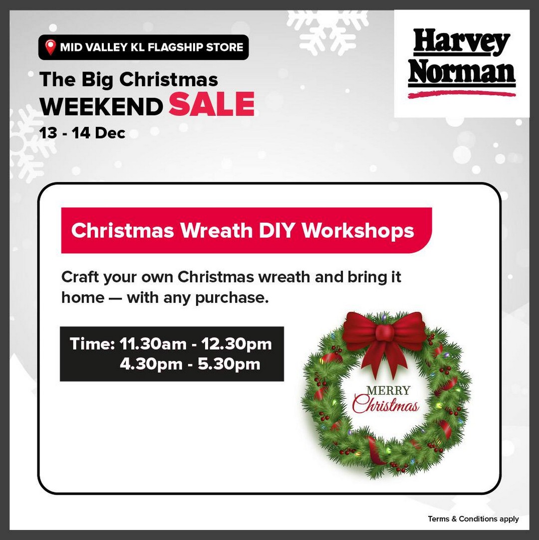 Harvey-Norman-Malaysia-The-Big-Christmas-Weekend-Promotion-6 13-14 December 2025: Harvey Norman Malaysia: The Big Christmas Weekend Promotion at Mid Valley KL