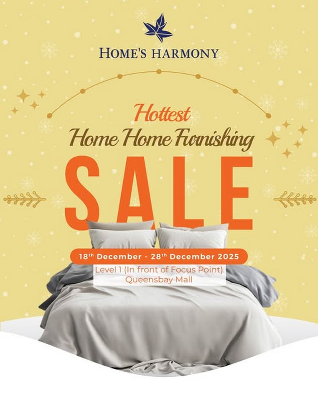 Homes-Harmony-Hottest-Home-Furnishing-Sale 18-28 December 2025: Home’s Harmony: Hottest Home Furnishing Sale: Special Discounts on Premium Home Essentials