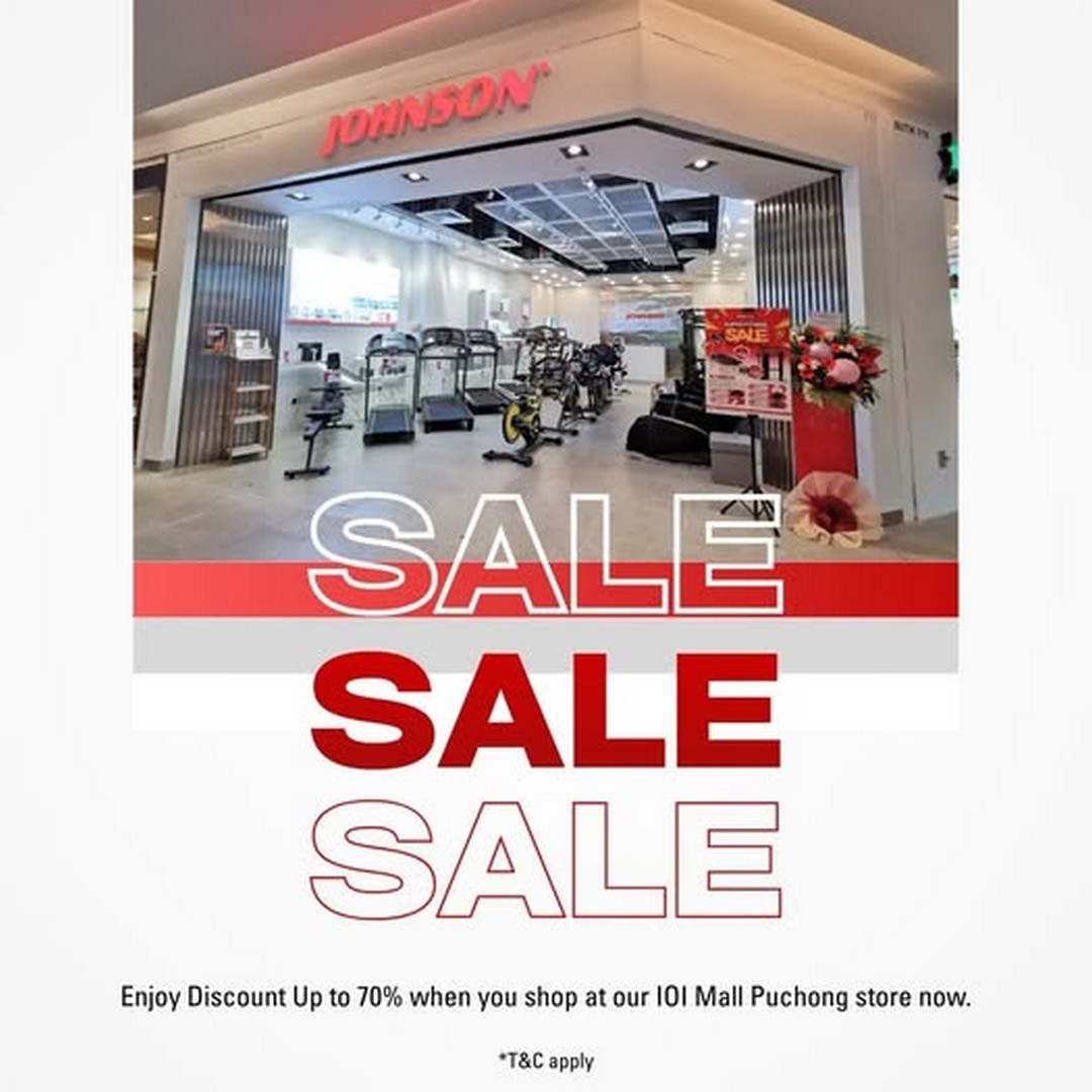 Johnson-Fitness-Malaysia-Anniversary-Discount-Up-to-70 9 December 2025 onwards: Johnson Fitness Malaysia: Anniversary Discount Up to 70%: Major In-Store Sale at IOI Mall Puchong