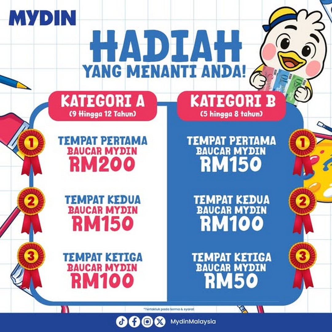 MYDIN-Malaysia-Kids-Colouring-Contest-1 27 December 2025: MYDIN Malaysia, Kids Colouring Contest: Giveaway Event with MYDIN Shopping Vouchers Up to RM200