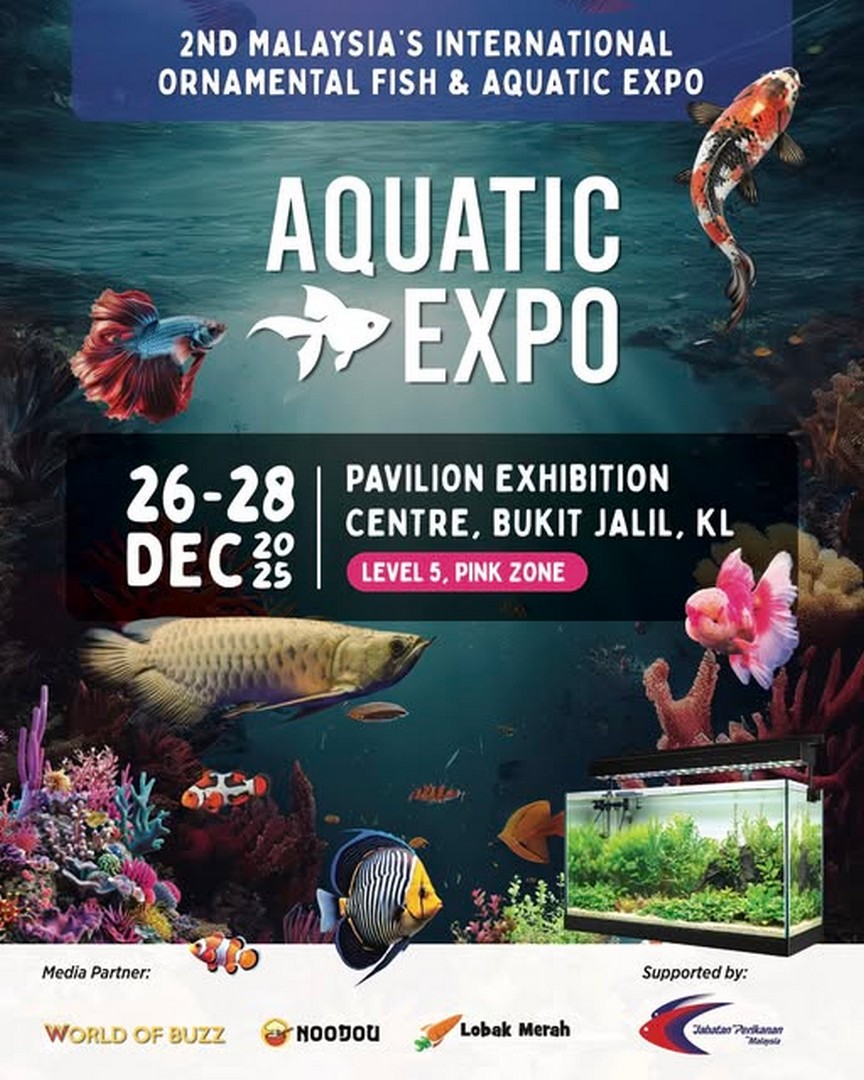 Malaysia-Aquatic-Expo-Aquatic-Showcase-and-Admission-Promo 26-28 December 2025: Malaysia Aquatic Expo: Aquatic Showcase and Admission Promo at Pavilion Bukit Jalil