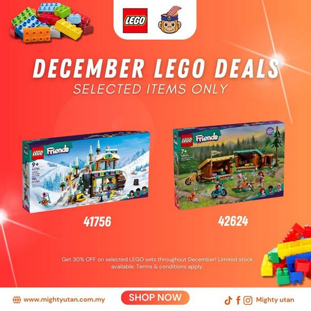 Mighty-Utan-LEGO-Sets-Promotion-3 1-31 December 2025: Mighty Utan: LEGO Sets Promotion: 30% Off Selected LEGO Sets This December