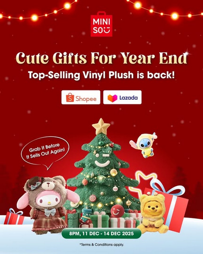 Miniso-Malaysia-12.12-Mega-Sale 11-14 December 2025: Miniso Malaysia: 12.12 Mega Sale: Storewide Discounts and Exclusive Deals