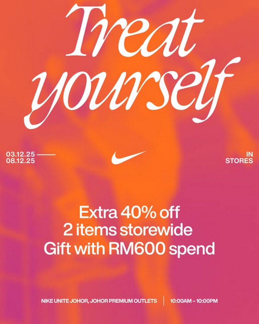 Nike-Unite-Johor-Special-Sale 3-8 December 2025: Nike Unite Johor: Special Sale with Up to 40% Off and Complimentary Gift