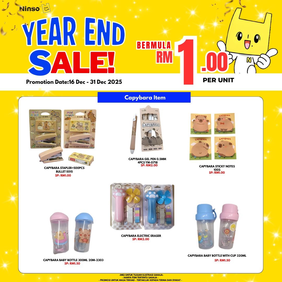 Ninso-Malaysia-RM1-Steals-on-Everyday-Essentials-6 16–31 December 2025: Ninso Malaysia: RM1 Steals on Everyday Essentials: Year End Sale