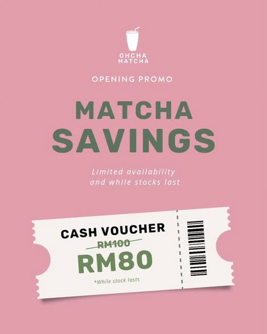 Oh-Cha-Matcha-Grand-Opening-Promotion-2 9 December 2025-7 January 2026: Oh Cha Matcha: Grand Opening Promotion: Launch Deals with Buy 1 Free 1 and Soft Serve Discounts