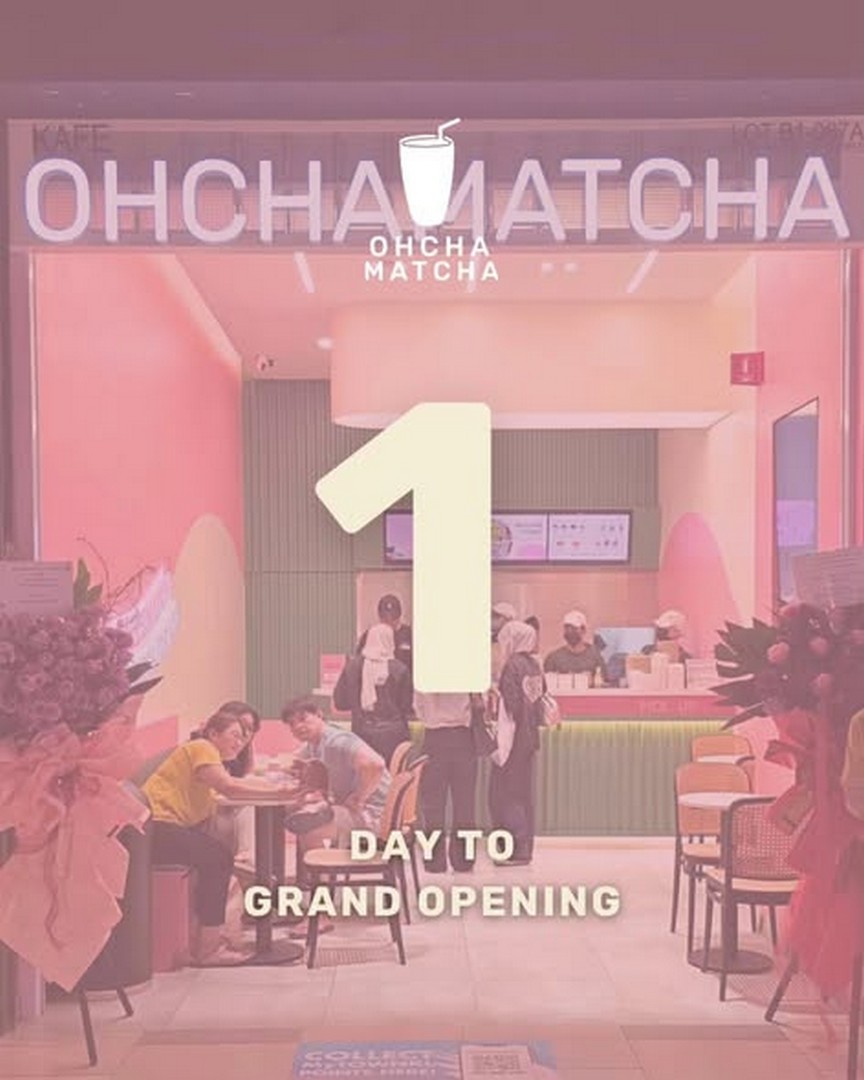 Oh-Cha-Matcha-Grand-Opening-Promotion 9 December 2025-7 January 2026: Oh Cha Matcha: Grand Opening Promotion: Launch Deals with Buy 1 Free 1 and Soft Serve Discounts