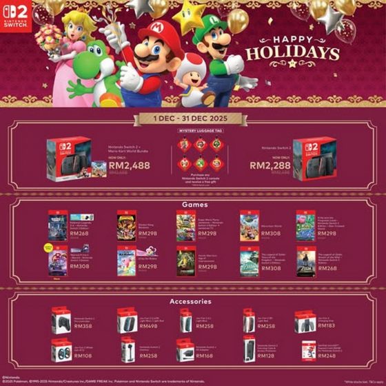 1–31 December 2025: PC Image – Nintendo Switch 2 Holiday Deals ...